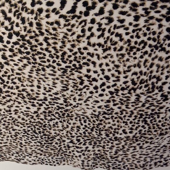 Athleta Women's Small Organic Daily Printed Leopard Print Tee T Shirt,Athleisure - Picture 5 of 9